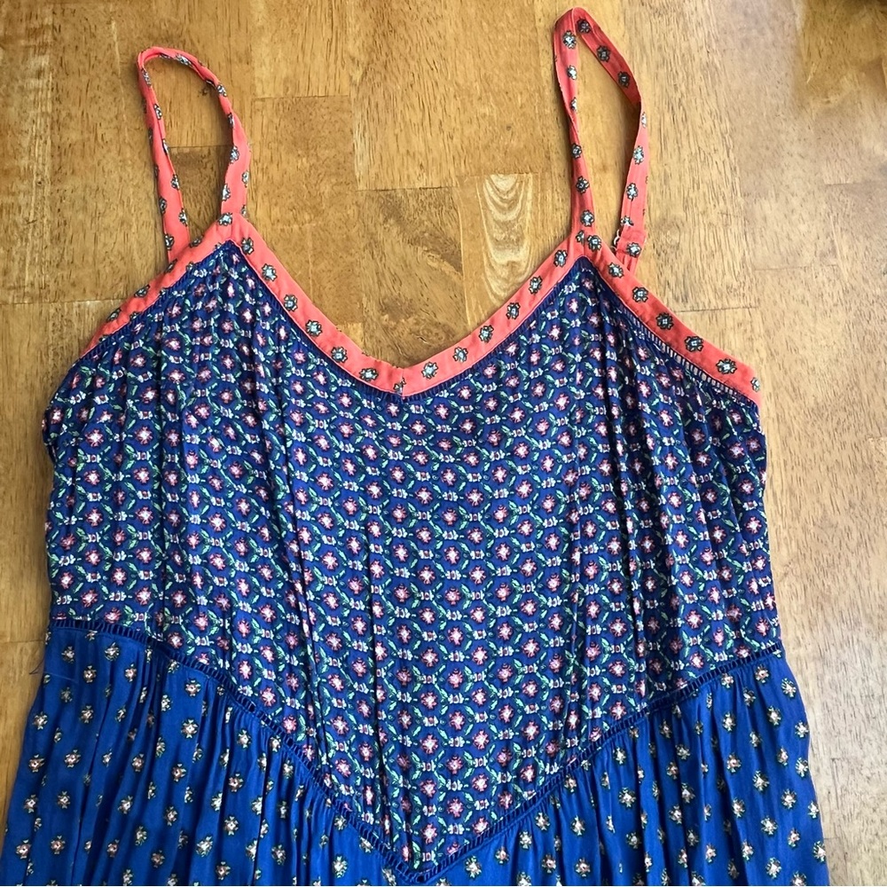 Anthropologie Lynn Mixed Print
Sleep Jumpsuit - Boho Wide Leg
Capri SZ M - Picture 5 of 15